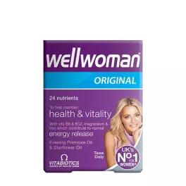   Vitabiotics Wellwoman Original - Multivitamine pentru femei - Wellwoman Original - Multivitamin For Women (30 Capsule)