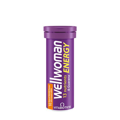 Vitabiotics Wellwoman Energy - Wellwoman Energy (10 Comprimate Efervescente, Portocale)
