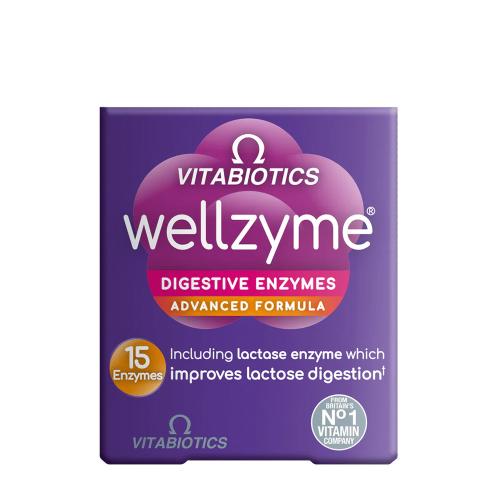 Vitabiotics Wellzyme Digestive Enzymes Formula avansată  - Wellzyme Digestive Enzymes Advanced Formula  (60 Capsule)