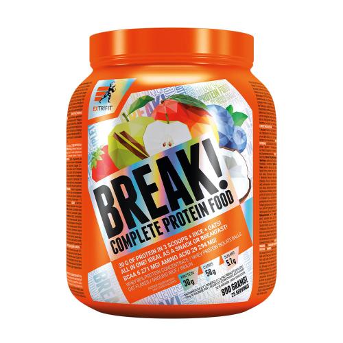 Extrifit Pauză! Alimente proteice - Break! Protein Food (900 g, Zmeură)