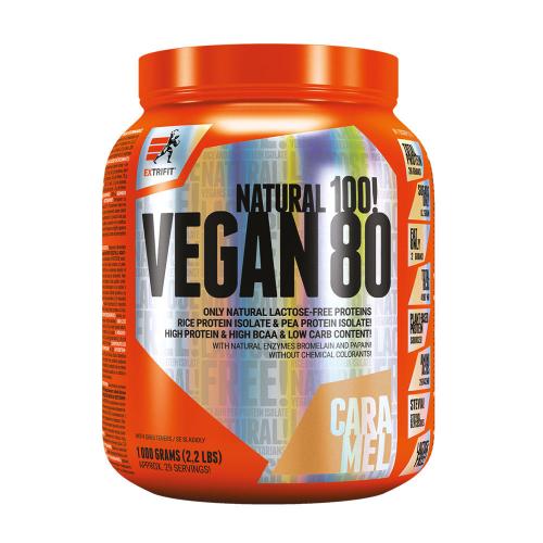 Extrifit Vegan 80 - Vegan 80 (1000 g, Caramelă)