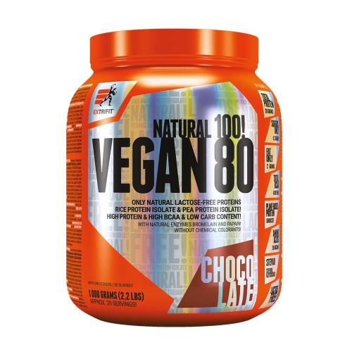 Extrifit Vegan 80 - Vegan 80 (1000 g, Ciocolată)