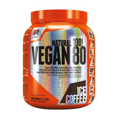 Extrifit Vegan 80 - Vegan 80 (1000 g, Cafea cu Gheață)