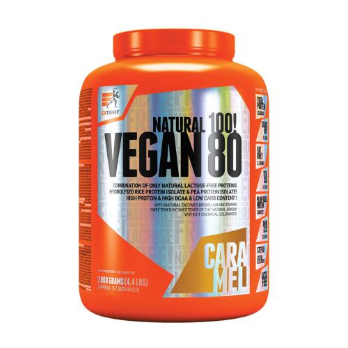 Extrifit Vegan 80 - Vegan 80 (2000 g, Caramelă)