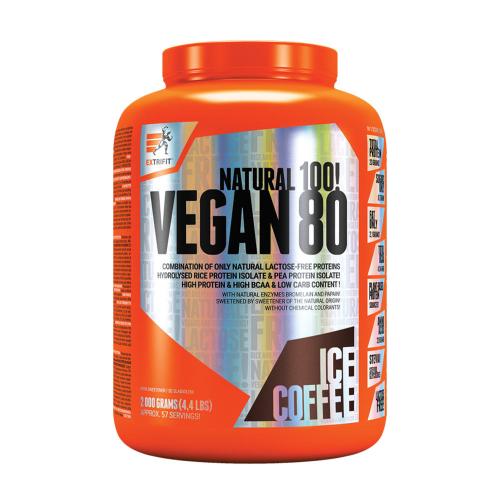 Extrifit Vegan 80 - Vegan 80 (2000 g, Cafea cu Gheață)