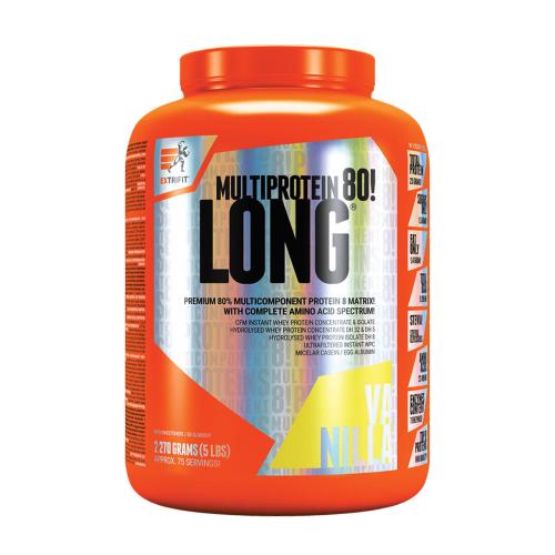 Extrifit Multiproteine Long 80 - Long 80 Multiprotein (2270 g, Vanilie)