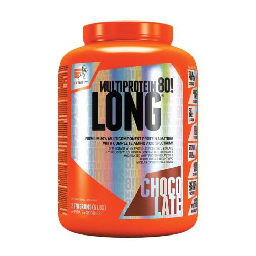 Extrifit Multiproteine Long 80 - Long 80 Multiprotein (2270 g, Ciocolată)