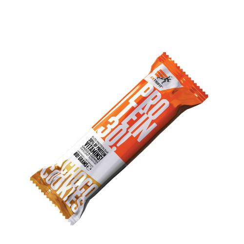 Extrifit Baton proteic 30% - Protein Bar 30% (80 g, Biscuiți cu Ciocolată)