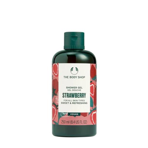 The Body Shop Gel de duș vegan cu căpșuni - Vegan Strawberry Shower Gel (250 ml, Căpșuni)