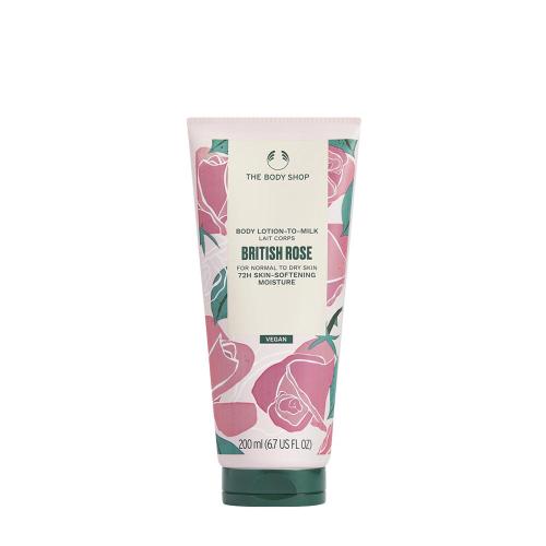 The Body Shop Loțiune de corp British Rose - British Rose Body Lotion (200 ml)