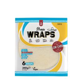   Nanosupps Protein Wrap - Tortilla din făină de grâu - Protein Wrap - Wheat Flour tortilla (240 g, Natural)