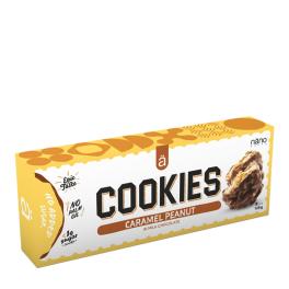   Nanosupps COOKIES - Biscuiți proteici - COOKIES - Protein Cookies (128 g, Caramel cu Alune)