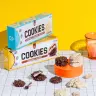 Nanosupps COOKIES - Biscuiți proteici - COOKIES - Protein Cookies (128 g, Caramel cu Alune)