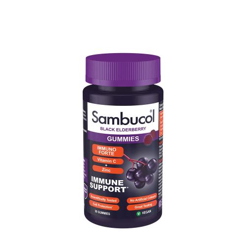 Sambucol Immuno Forte Gummies (30 Jeleuri, Soc Negru)