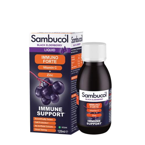 Sambucol Immuno Forte Liquid (120 ml, Soc Negru)