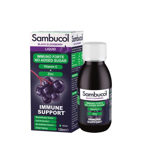 Sambucol Immuno Forte Sugar Free Liquid (120 ml, Soc Negru)