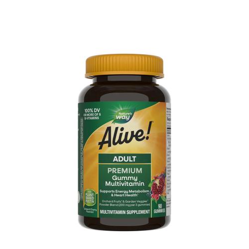 Natures Way Alive!® Premium Adult Multivitamin Gummies (90 Jeleuri)