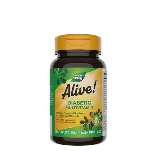 Natures Way Alive!® Diabetic Multivitamin (60 Comprimate)