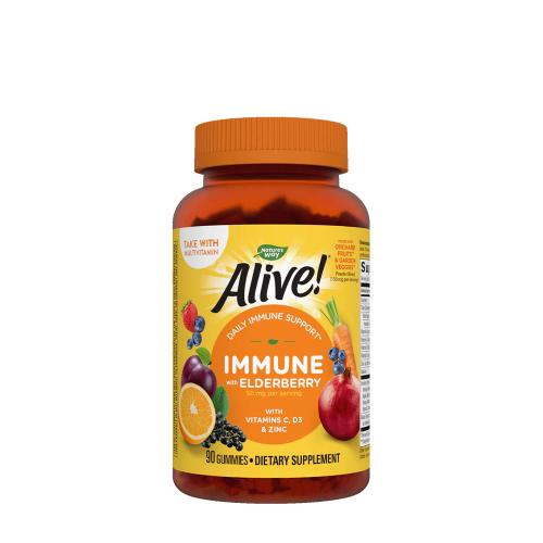 Natures Way Alive!® Premium Immune Gummies (90 Jeleuri, Cireșe și struguri)