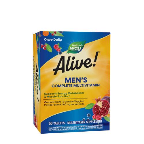 Natures Way Alive!® Men’s Complete Multivitamin (130 Comprimate)