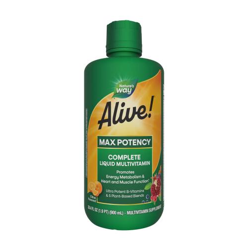 Natures Way Alive!® Max Potency Liquid Multivitamin (900 ml)