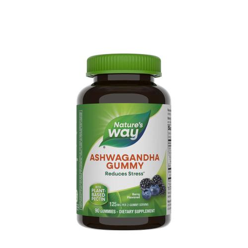 Natures Way Ashwagandha Gummies (90 Jeleuri, Fructe de pădure)