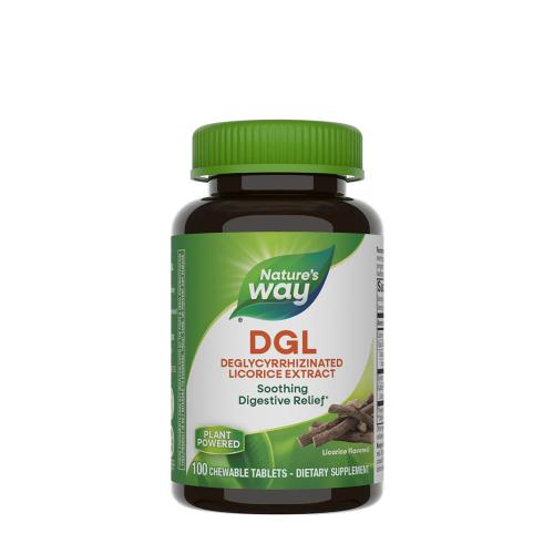 Natures Way DGL (100 Comprimate masticabile, Licorice Fruit)