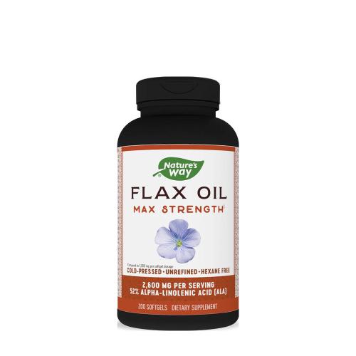 Natures Way Flax Oil Max Strength (200 Capsule moi)