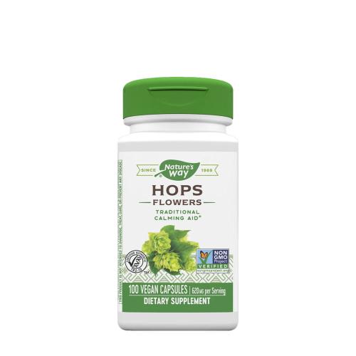 Natures Way Hops Flowers (100 Capsule)