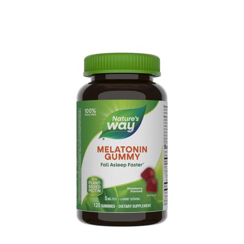 Natures Way Melatonin Gummies (120 Jeleuri, Căpșuni)