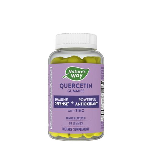 Natures Way Quercetin Gummies with Zinc (60 Jeleuri, Lămâie)