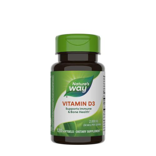 Natures Way Vitamin D3 (120 Capsule moi)