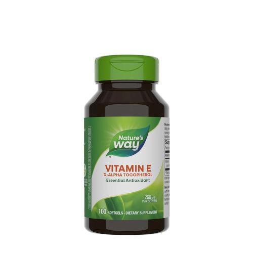 Natures Way Vitamin E D-Alpha Tocopherol (100 Capsule moi)