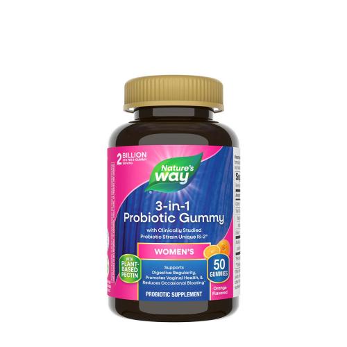 Nature's Way 3-in-1 Probiotic Women's Gummy (50 Jeleuri)