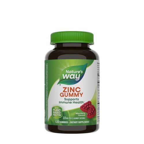 Natures Way Zinc Gummies (120 Jeleuri, Mix Fructe de Pădure)