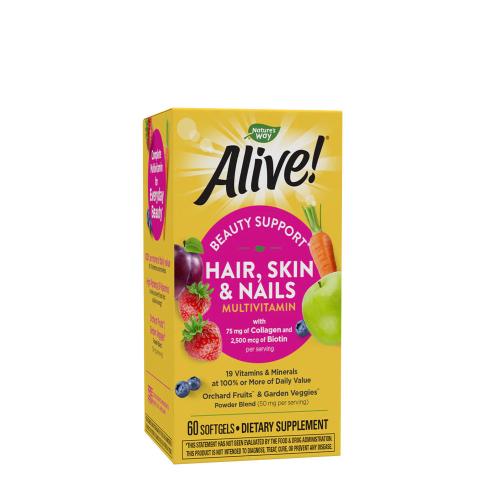 Nature's Way Hair Skin & Nail Gummy (60 Capsule moi)