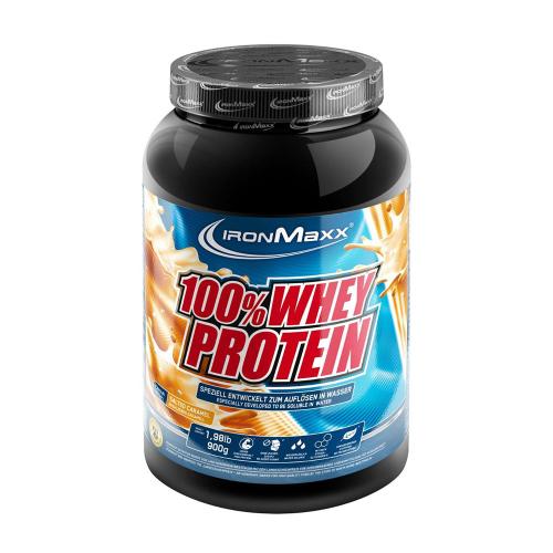Ironmaxx 100% Whey Protein (900 g, Caramel Sărat)