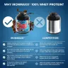 Ironmaxx 100% Whey Protein (2350 g, Ciocolată cu Lapte)