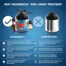 Ironmaxx 100% Whey Protein (2350 g, Ciocolată cu lapte și nucă de cocos)