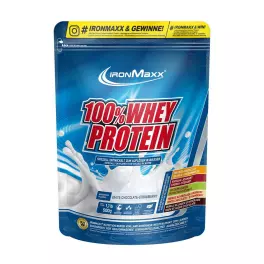   Ironmaxx 100% Whey Protein (500 g, Ciocolată Albă cu Căpșuni)