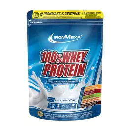 Ironmaxx 100% Whey Protein (500 g, Pistachio nucă de cocos)
