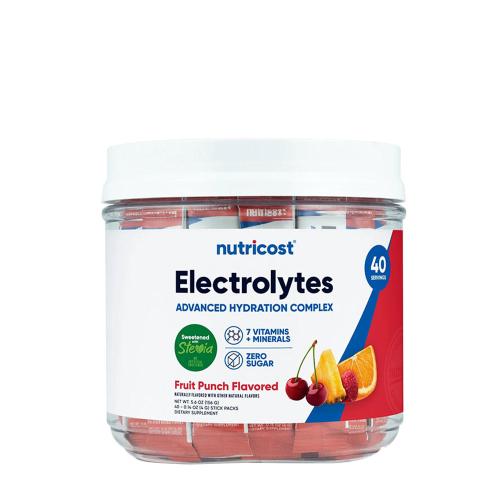 Nutricost Electrolytes Hydration Stick Packs (156 g, Punch de Fructe)