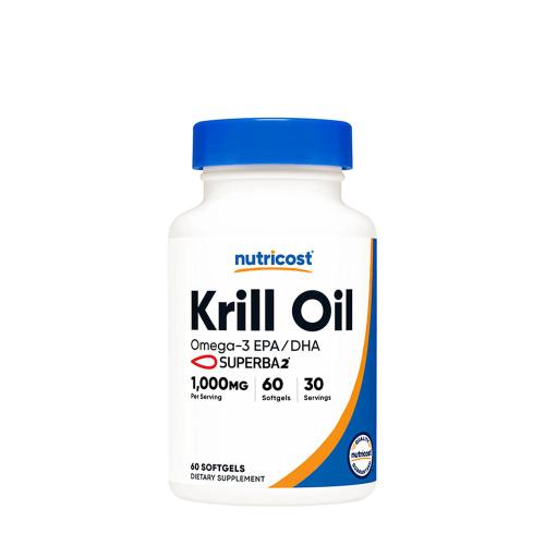 Nutricost Krill Oil Complex 1,000 mg (60 Capsule moi)