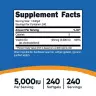Nutricost Vitamin D3 5,000 IU (240 Capsule moi)