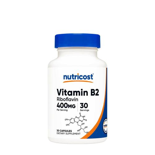 Nutricost Vitamin B2 Riboflavin 400 mg (30 Capsule)