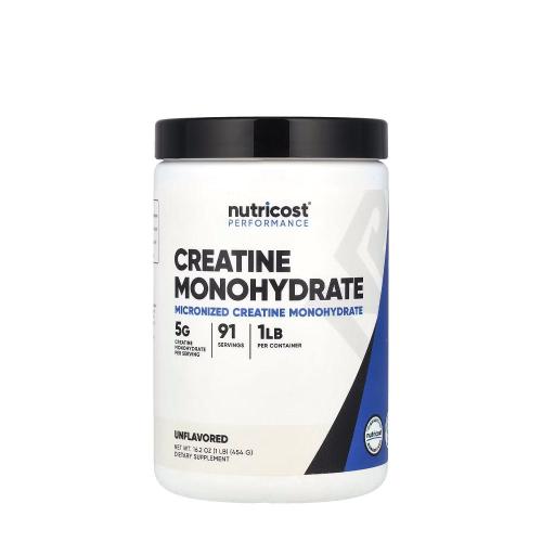 Nutricost Creatine Monohydrate Powder (453 g, Fără adaos de aromă)