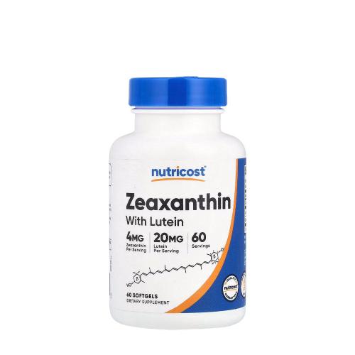 Nutricost Zeaxanthin (with Lutein)  (60 Capsule moi)