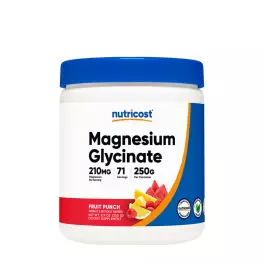   Nutricost Magnesium 30% Glycinate Powder (250 g, Punch de Fructe)