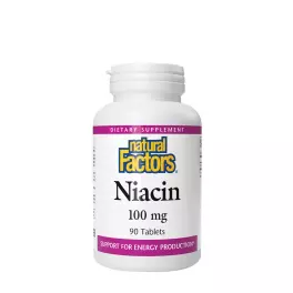 Natural Factors Niacin 100 mg (90 Comprimate)