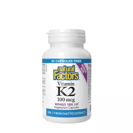 Natural Factors Vitamin K2 100 mcg (60 Capsule)